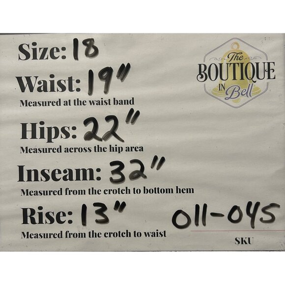 Shape Control Jeans Brown 18 Stretch Straight NWT Jones New York Normcore Casual - Picture 10 of 13